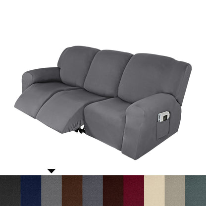 Household Milk Silk Recliner Sofa Cover