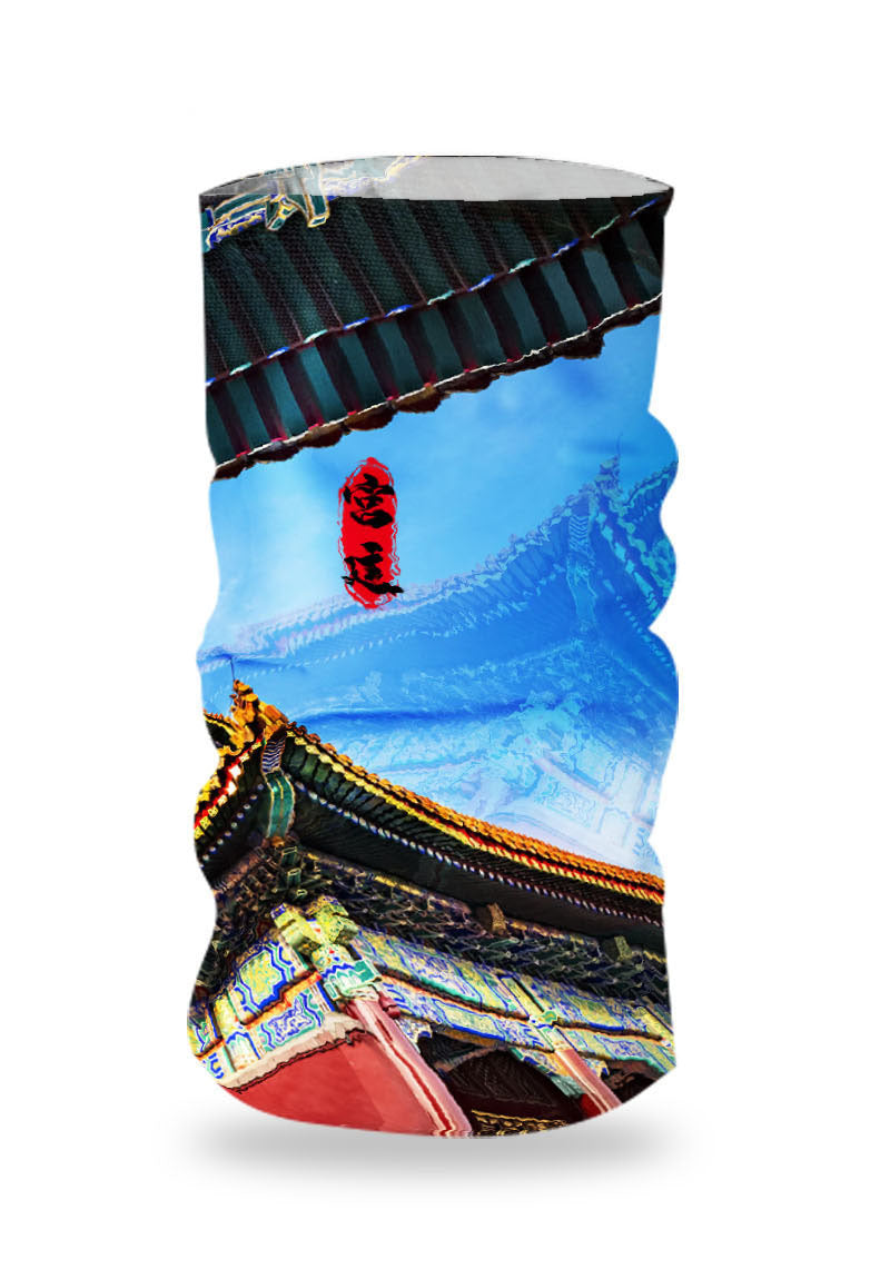 Printed ice silk scarf