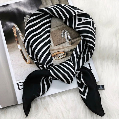 The New Scarf Professional Small Scarf Headband Silk