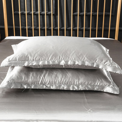 Silk Satin Solid Color Pillowcase