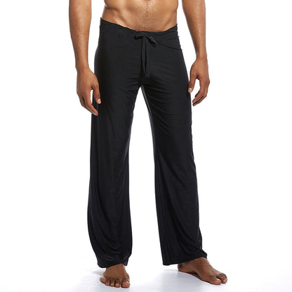 Fashion Men's Home Pants Yoga Pants Ice Silk Fabric