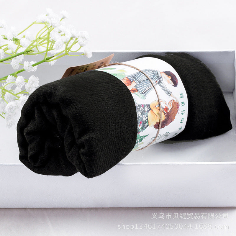 Solid silk scarf