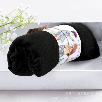 Solid silk scarf