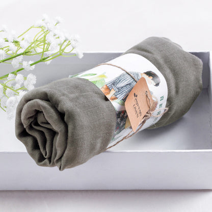 Solid silk scarf