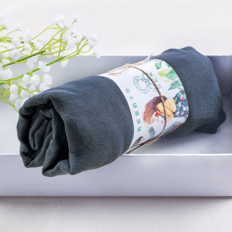 Solid silk scarf