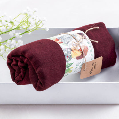 Solid silk scarf