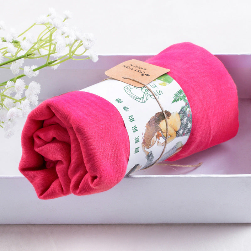 Solid silk scarf