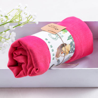 Solid silk scarf