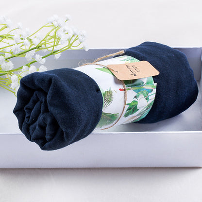 Solid silk scarf