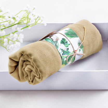 Solid silk scarf
