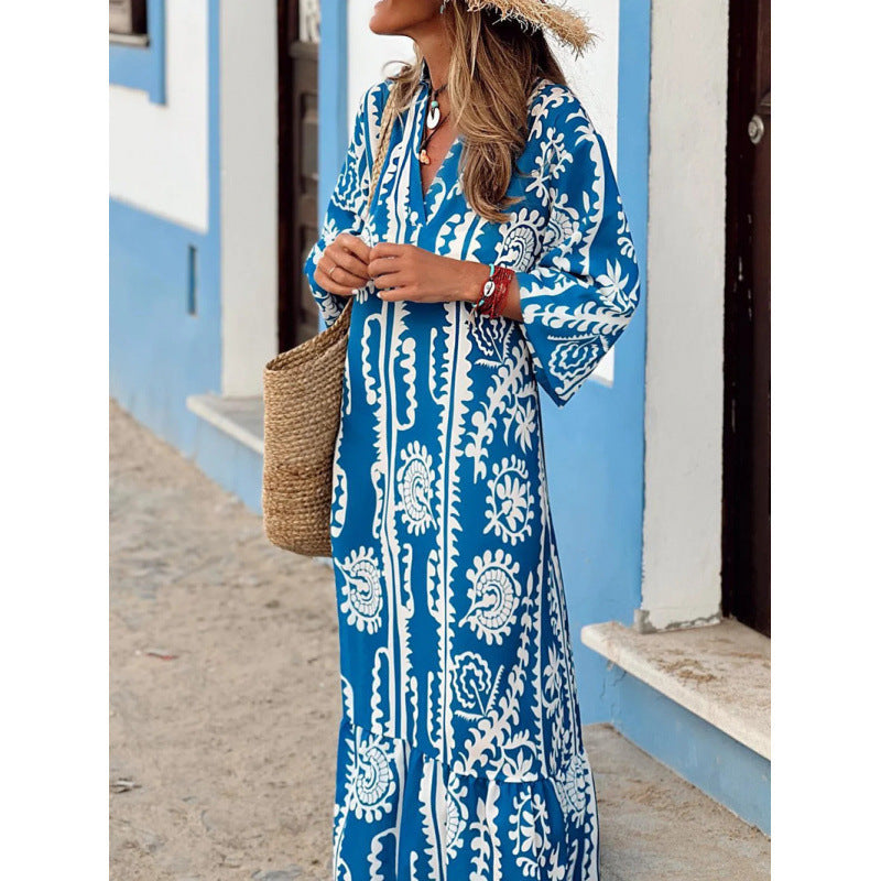 VivaMuse Printed Dress