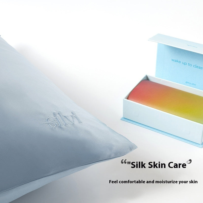 Silver Ion Glossy Silk Pillowcase