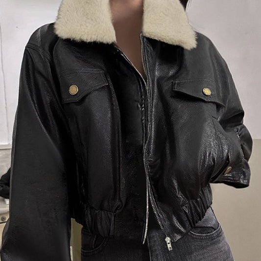 VintageValor Leather Jacket