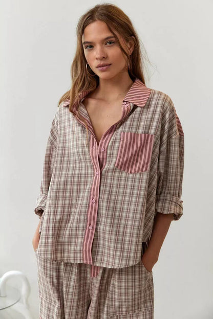HarvestPlaid Lounge Set