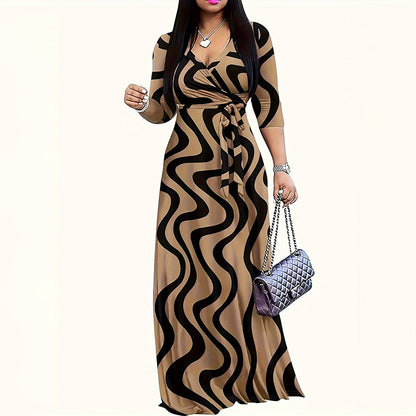 Veralune Grace Belted Maxi Dress