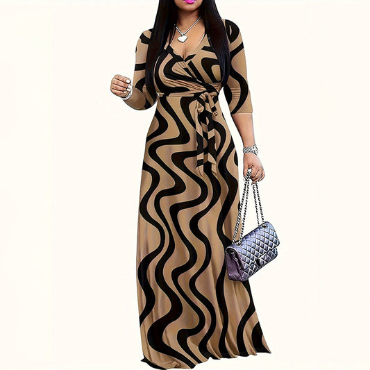 Veralune Grace Belted Maxi Dress