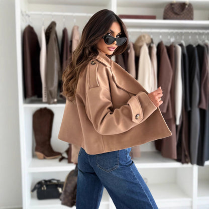 Veloura Woolen Short Coat