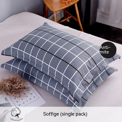 Fashion Simple Printed Cotton Pillowcase