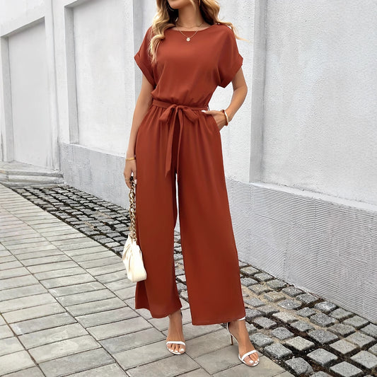 Calyra BeltedGrace Jumpsuit