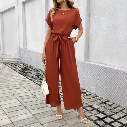 Calyra BeltedGrace Jumpsuit