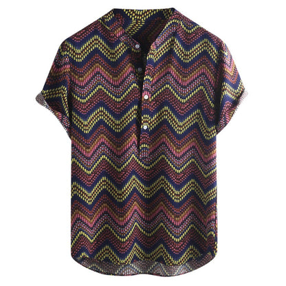 Fashion silk lace-up shirt