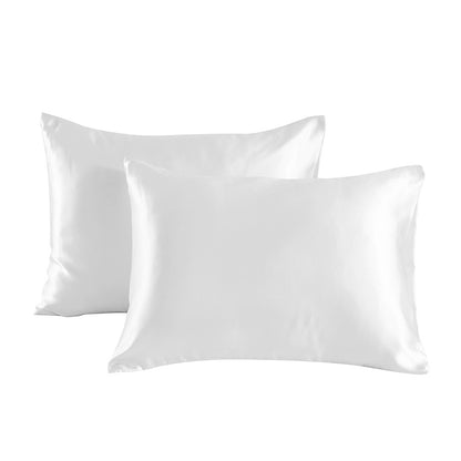 Pillowcase Set Of 2 Pillow Cases For Hair And Skin, Pillow Covers With Envelope Closure, Similar To Silk Pillow Cases, Gifts For Women Men