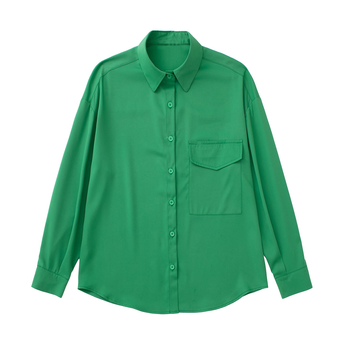 Summer New European And American Style Silk Satin Tops
