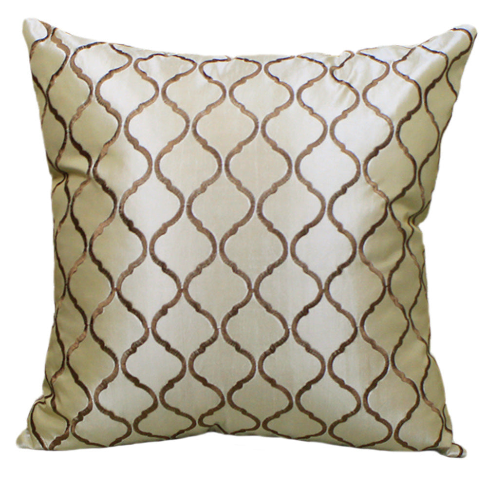 Imitation silk compound embroidery