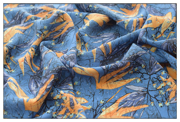 Four Sides Elastic Ice Silk Chiffon Fabric