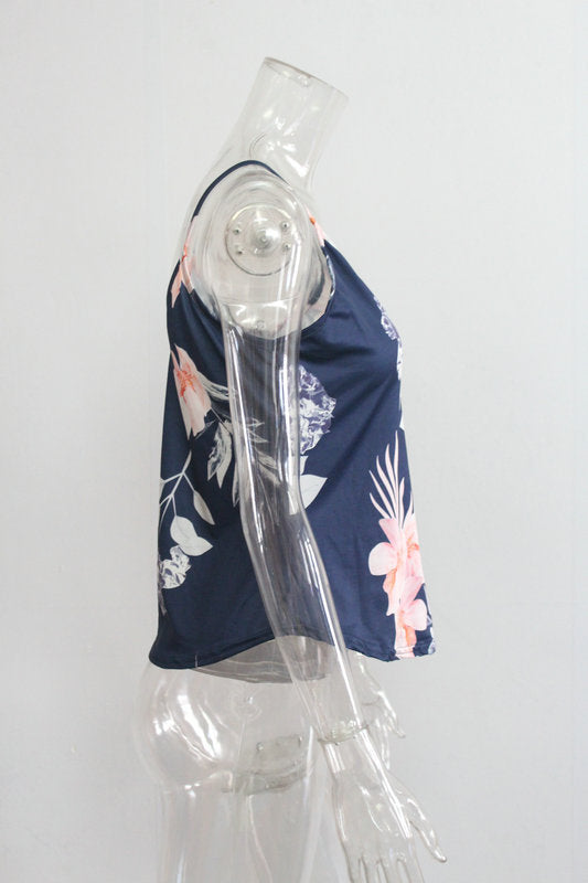 Milk silk print camisole