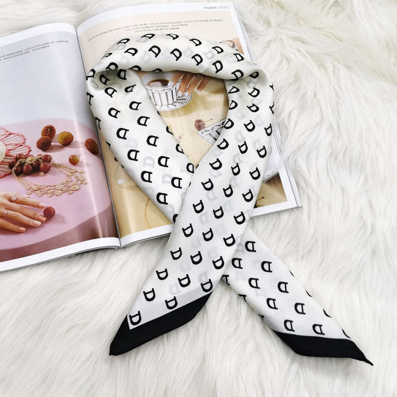 The New Scarf Professional Small Scarf Headband Silk