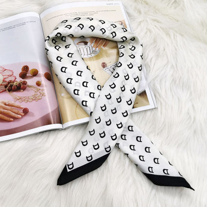 The New Scarf Professional Small Scarf Headband Silk