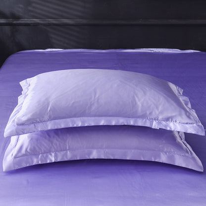 Silk Satin Solid Color Pillowcase