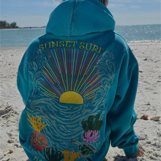 SunWave™ Embroidered Hoodie