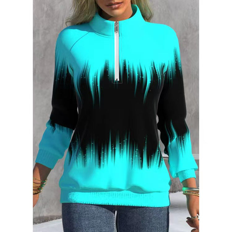 FrostFade Zip Sweatshirt