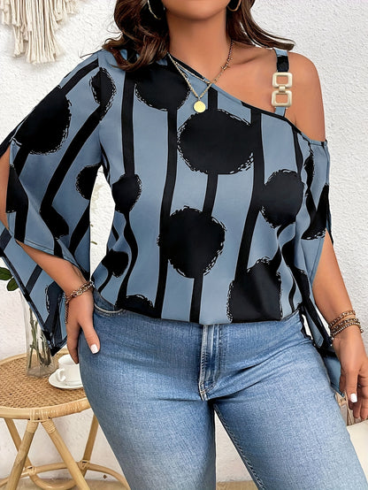 The LuxeCharm Chain Blouse