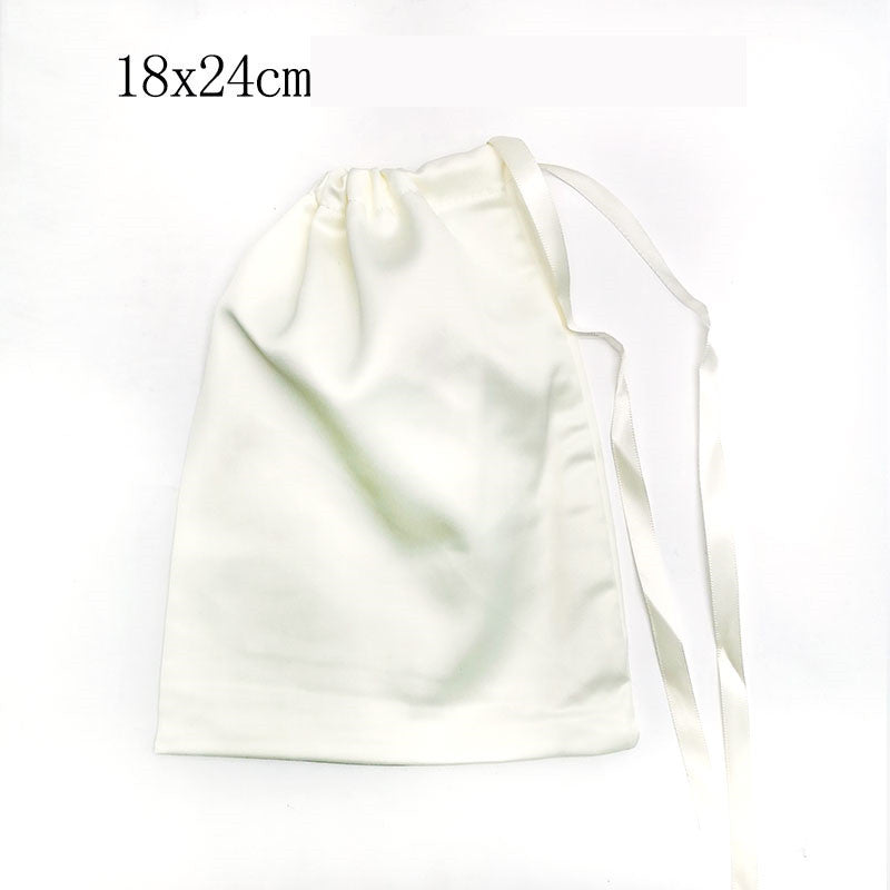 Silk Drawstring Storage Bag Travel Organizer