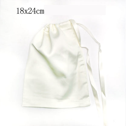 Silk Drawstring Storage Bag Travel Organizer