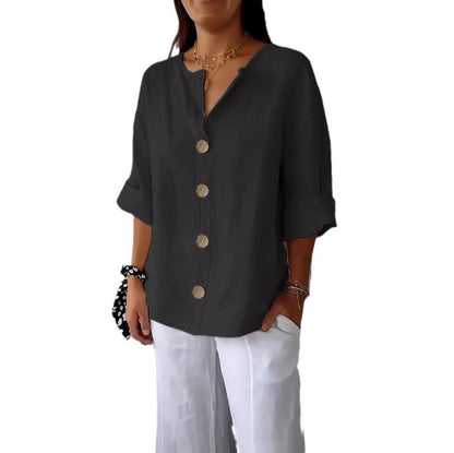 The BreezyVerve V-Neck Top