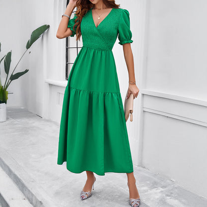 Coastline Drift High-Waist Dress