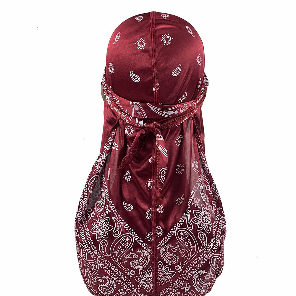 Amoeba simulation silk long tail pirate hat