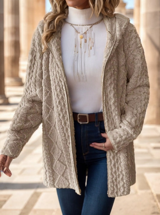 FrostLuxe Hooded Fleece Jacket