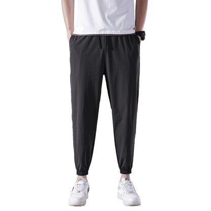 Men's Thin Ice Silk Casual Sports Pants
