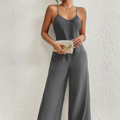 Caelira PleatCriss Jumpsuit