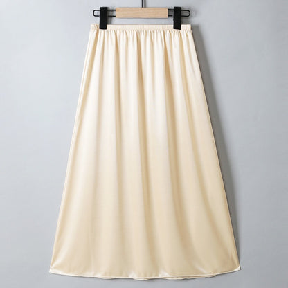 75cm Thin Silk Inner Wear Bottoming Skirt