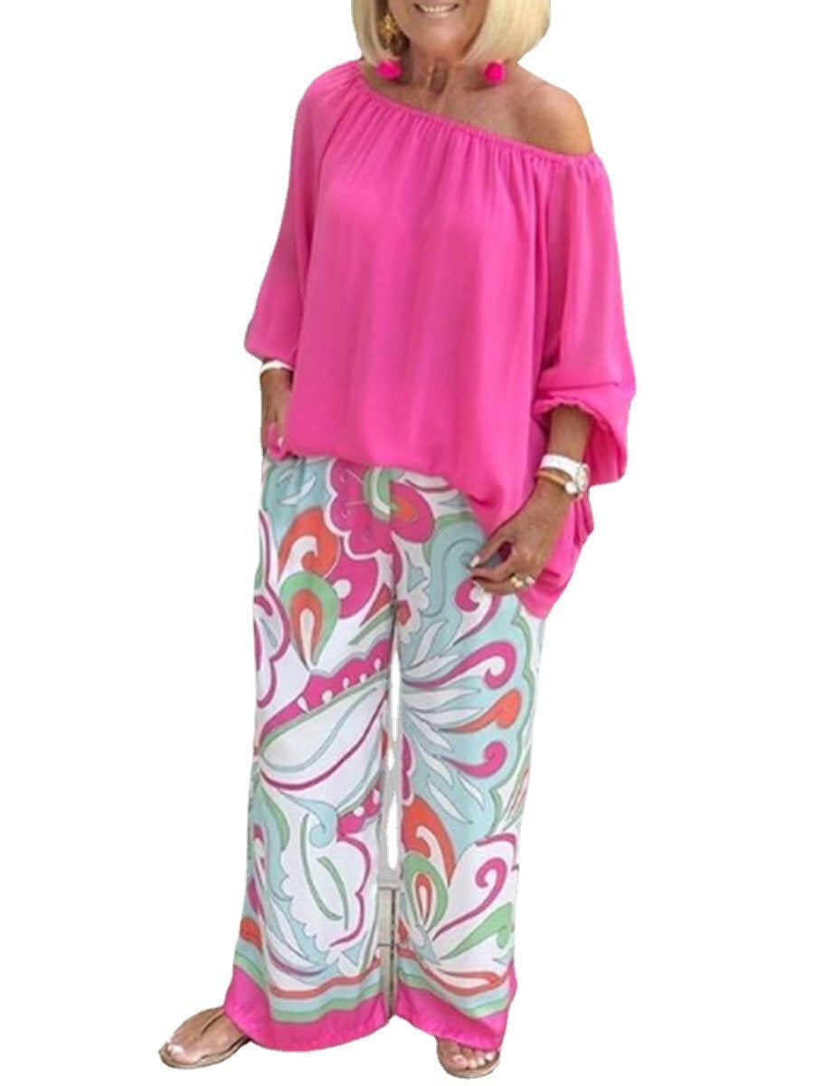 PrintNova Off-Shoulder Set