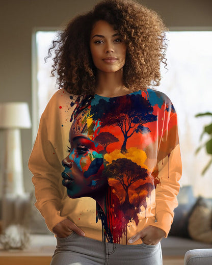 PrintEase Round-Neck Sweater