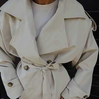 DriftEase Belted Trench