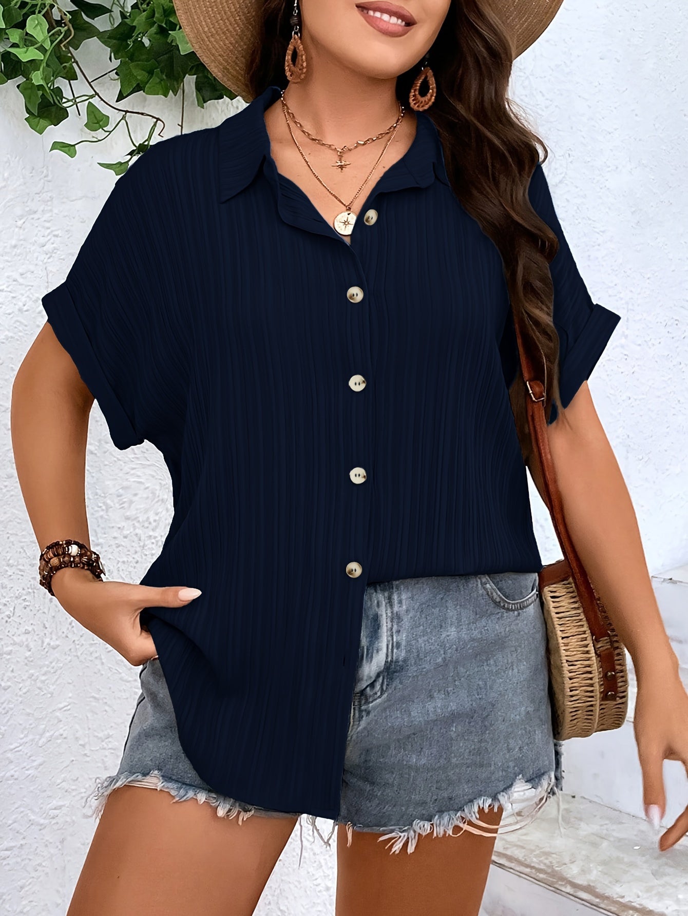 Breeziva StripeEase Blouse