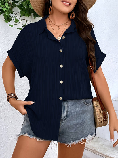 Breeziva StripeEase Blouse